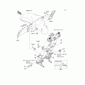 Схема узла: Переднее крыло для Kawasaki ZX1400 Ninja ZX-14R