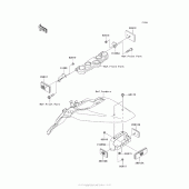 Схема узла: Reflectors (B8F/b9F/baf/bbf)(Cn) для Kawasaki KLX140 KLX140L