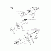Схема вузла: Поворотники для Kawasaki ZR1000 Z1000
