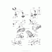 Схема вузла: Ignition Switch/locks/reflectors для Kawasaki EX300 Ninja 300