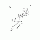 Схема вузла: Stand(s) для Kawasaki ZR1000 Z1000 ABS