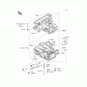 Схема вузла: Картер двигуна для Kawasaki ZG1400 Concours 14 ABS