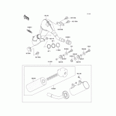 Схема узла: Выхлопная система (s) для Kawasaki KX250/ KX252 KX250