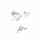Схема вузла: Decals(Green) для Kawasaki EX650 ER-6F