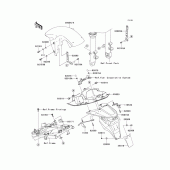 Схема узла: Крыло для Kawasaki ZR750 Z750S
