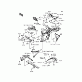 Схема вузла: Side Covers/Chain Cover для Kawasaki ZR800 Z800