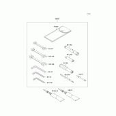 Схема вузла: Owners tools для Kawasaki ZG1400 Concours 14 ABS