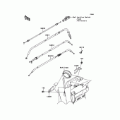 Схема узла: Тросики для Kawasaki ER650 ER-6N