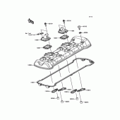 Схема вузла: Клапанна кришка Kawasaki KLZ1000 Versys 1000 LT
