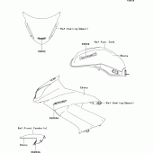 Схема вузла: Decals(ebony)(daf) для Kawasaki EX650 Ninja 650 ABS
