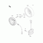 Схема вузла: Генератор для Kawasaki ZX600 Ninja ZX-6R