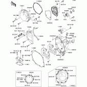 Схема узла: Engine cover(s) для Kawasaki ZX1200 Ninja ZX-12R