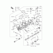 Схема узла: Throttle для Kawasaki ZX600 Ninja ZX-6R