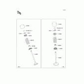 Схема вузла: Клапан для Kawasaki ZR1000 Z1000