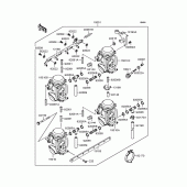 Схема узла: Карбюратор для Kawasaki ZX400 ZXR400R
