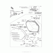 Схема вузла: Аксесуари для Kawasaki ZG1400 Concours 14 ABS
