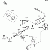 Схема узла: Fuel pump для Kawasaki ZX1100 ZZ-R1100