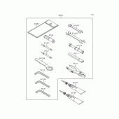 Схема вузла: Інструмент для Kawasaki EX250 Ninja 250