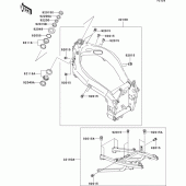 Схема узла: Рама для Kawasaki ZX750 Ninja ZX-7RR