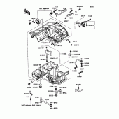 Схема узла: Картер двигателя для Kawasaki ZX1100 ZZ-R1100
