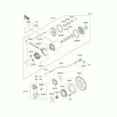 Схема вузла: Starter motor для Kawasaki VN800 Vulcan 800 Classic