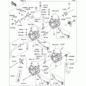 Схема узла: Carburetor(1/2) для Kawasaki ZX600 Ninja ZX-6R