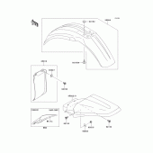Схема узла: Крыло для Kawasaki KX85 KX85-II