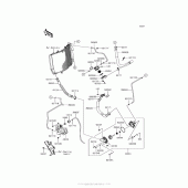 Схема узла: Water Pipe для Kawasaki ZX1400 Ninja ZX-14R ABS SE
