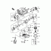 Схема узла: Масляный насос для Kawasaki ZR1200 ZRX1200 DAEG