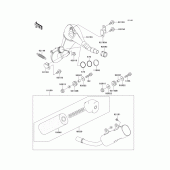 Схема узла: Выхлопная система (s) для Kawasaki KX125