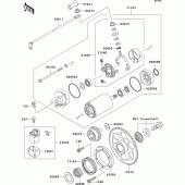 Схема вузла: Starter motor для Kawasaki VN1500 VN1500 Classic