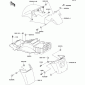 Схема вузла: Крило для Kawasaki ZX1100 ZZ-R1100
