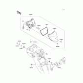 Схема узла: Taillight(s) для Kawasaki KLX250 KLX250S