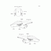 Схема узла: Decals(yellow)(dcf) для Kawasaki KLE650 Versys 650 ABS