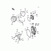 Схема вузла: Engine Cover(s) для Kawasaki ZR800 Z800