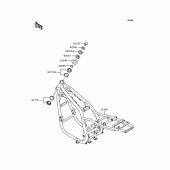 Схема узла: Рама для Kawasaki ZR750 Zephyr