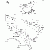 Схема вузла: Taillight(s) для Kawasaki ZR750 Z750 ABS