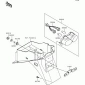 Схема вузла: Taillight(s) для Kawasaki ZR750 ZR-7