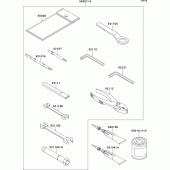 Схема вузла: Owner`s tools для Kawasaki EX500 EX500