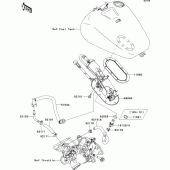 Схема вузла: Fuel pump для Kawasaki VN1500 VN1500 Classic FI