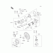 Схема вузла: Starter motor для Kawasaki ZX600 Ninja ZX-6R