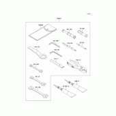 Схема узла: Owners tools для Kawasaki ZX600 Ninja ZX-6R