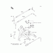 Схема вузла: Троси для Kawasaki VN1500 Vulcan 1500 Nomad Fi