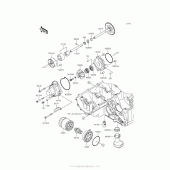 Схема вузла: Масляний насос для Kawasaki ZR800 Z800