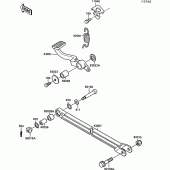 Схема вузла: Лапка гальма для Kawasaki ZX1000 ZX-10