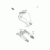 Схема вузла: Інформаційні наклейки для Kawasaki EX400 Ninja 400R