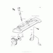 Схема вузла: Ignition System для Kawasaki ZR800 Z800