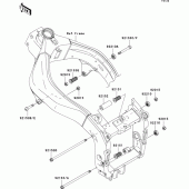 Схема вузла: Кріплення двигуна для Kawasaki ZX636 Ninja ZX-6R