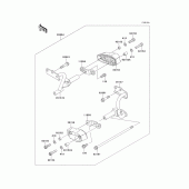 Схема узла: Аксессуары(engine guard) для Kawasaki EX300 Ninja 300