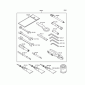 Схема узла: Owner\'s tools для Kawasaki ZX1200 Ninja ZX-12R